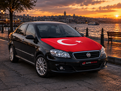 LASTİKLİ ARAÇ KAPUT BAYRAĞI